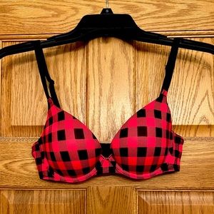 PINK Buffalo Plaid Bra